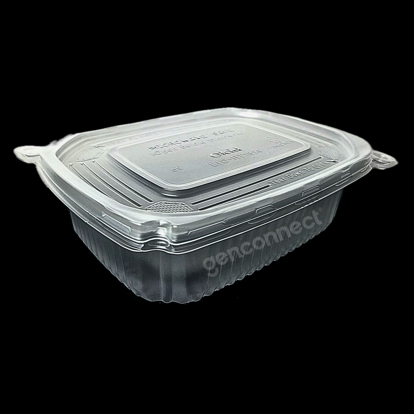PP Container with Lid Set - 650ML (50pcs)