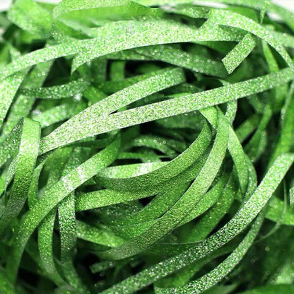 Glitter Green Raffia Shredded Paper