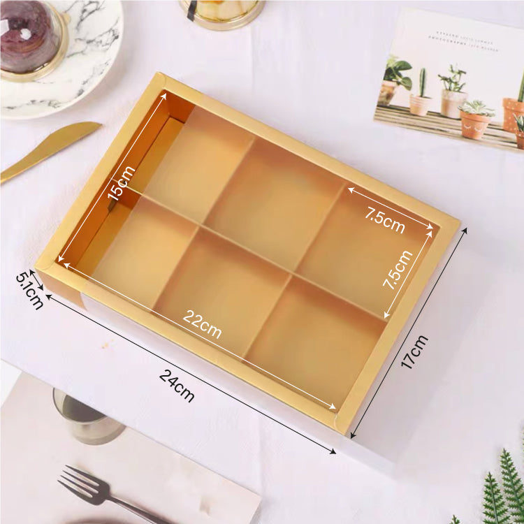 Gold Mooncake Kraft Cavity Box