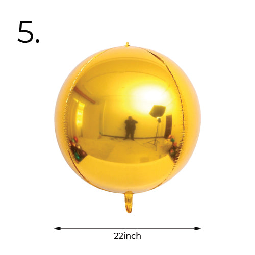 Chrome Round Foil Balloon