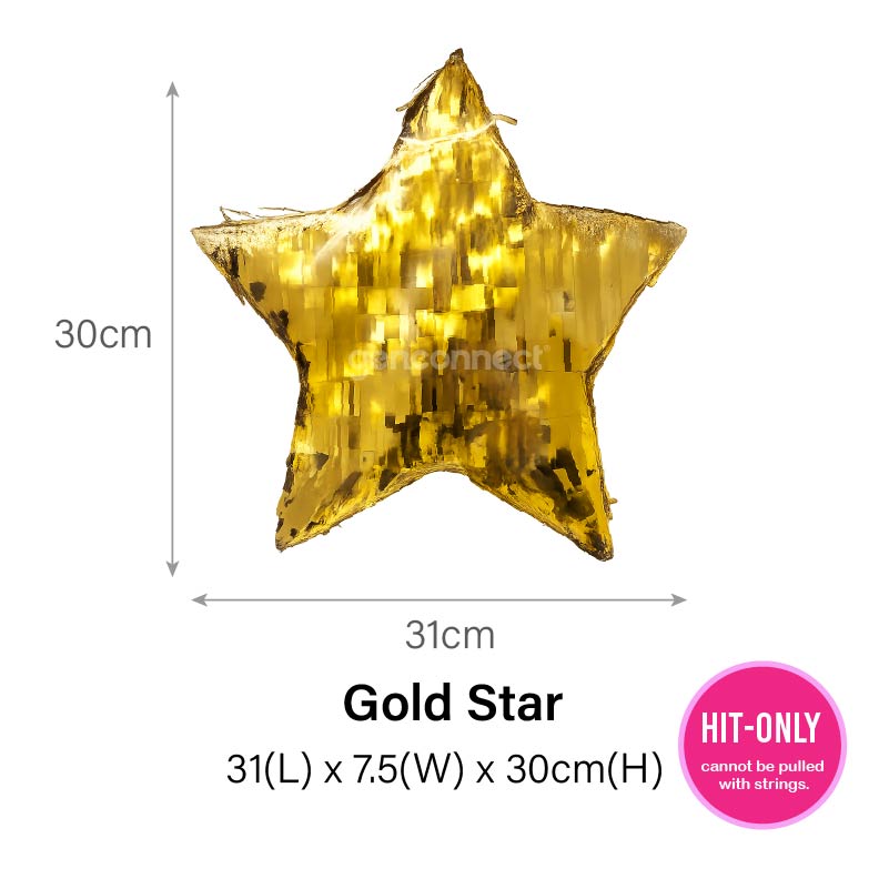Gold Star Piñata