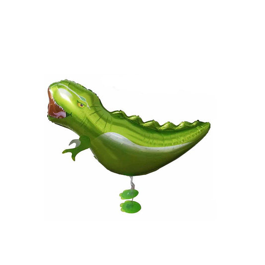 Green Dinosaur Walking Pet Balloon