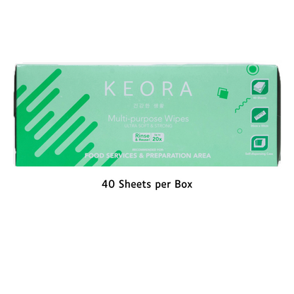 KEORA Multi-Purpose Wipe (40 SHEET/BOX)