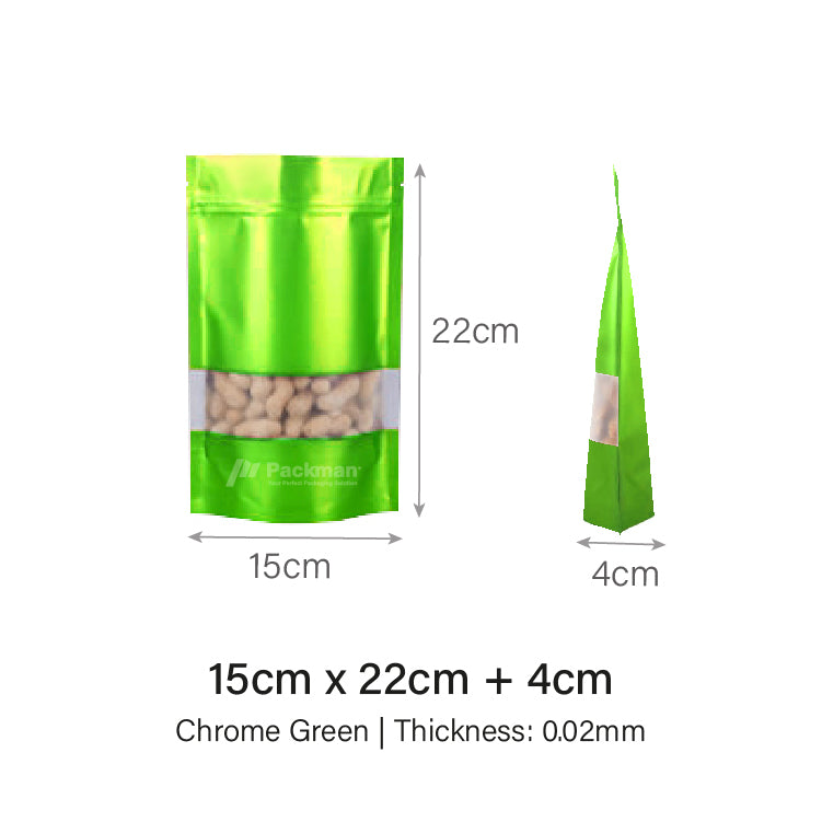 Green Standing Pouch