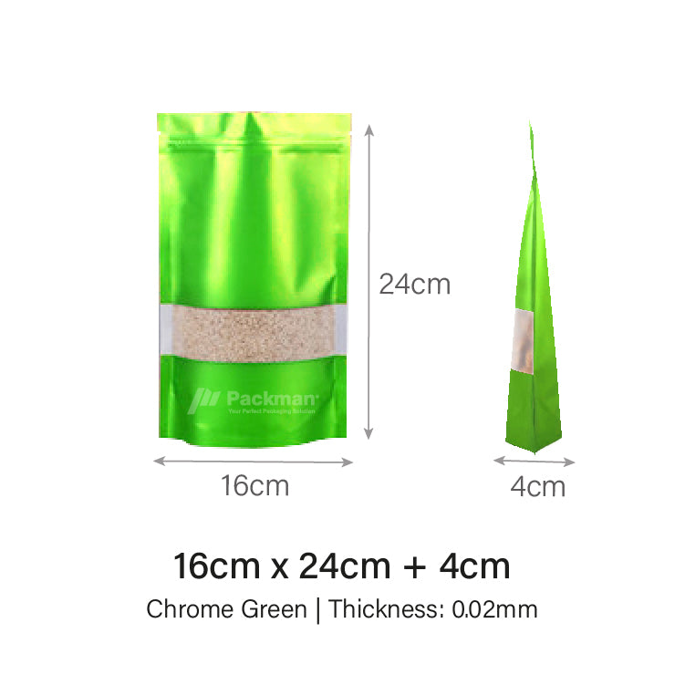 Green Standing Pouch