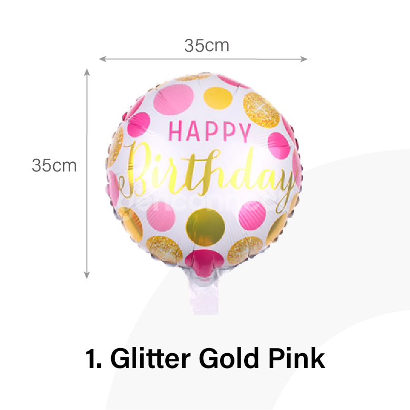 Happy Birthday Round Balloon