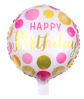Happy Birthday Round Balloon