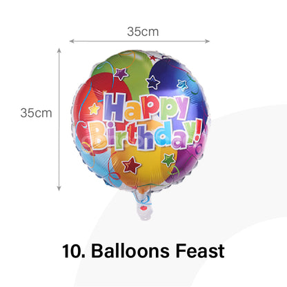 Happy Birthday Round Balloon