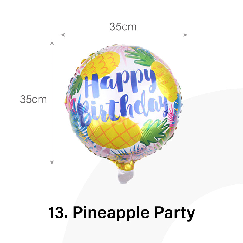 Happy Birthday Round Balloon