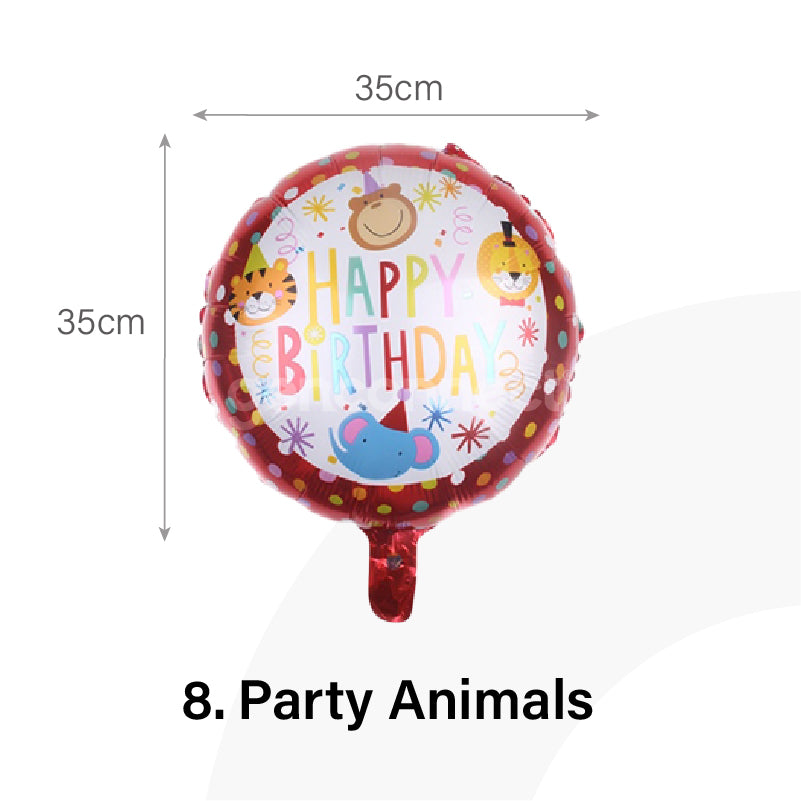 Happy Birthday Round Balloon