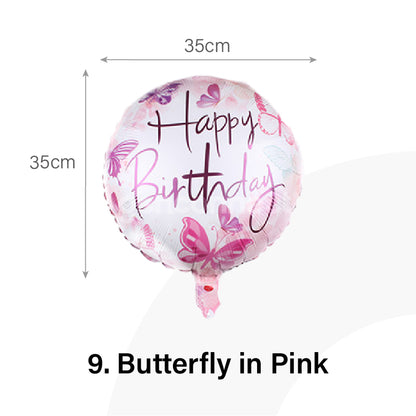 Happy Birthday Round Balloon