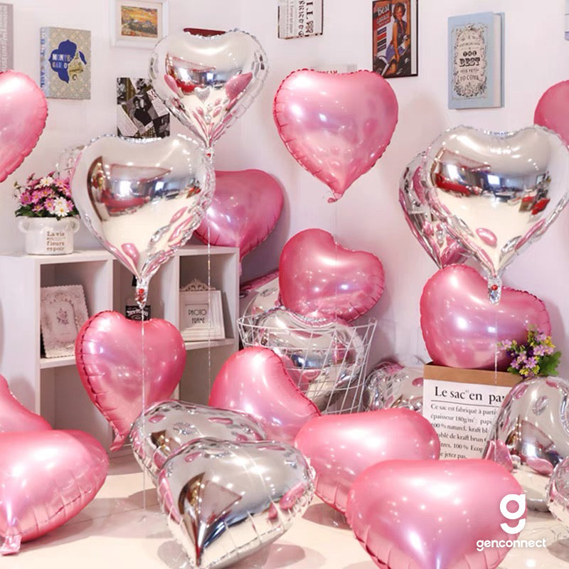 Heart Shaped Foil Balloon