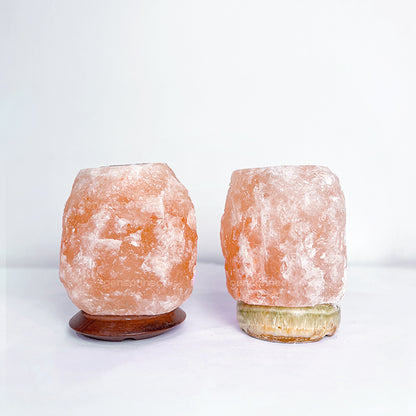 Himalayan Essential Oil Diffuser Salt Lamp (Pink)