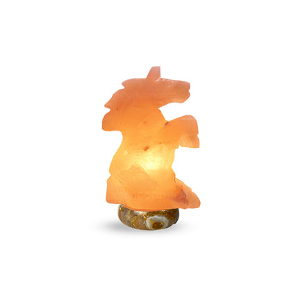 Horse Himalayan Salt Lamp (Pink)