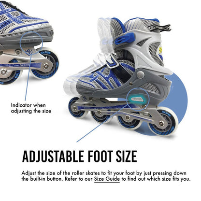 Blue Inline Skates