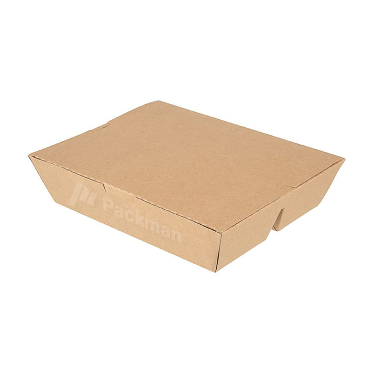3-Compartment Kraft Bento Box
