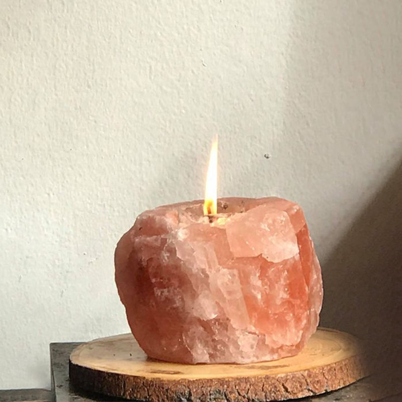 Himalayan Salt Candle Holder