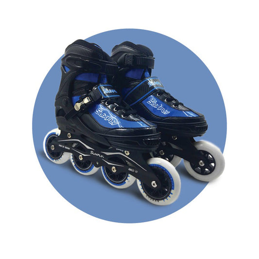 Blue Inline Skates