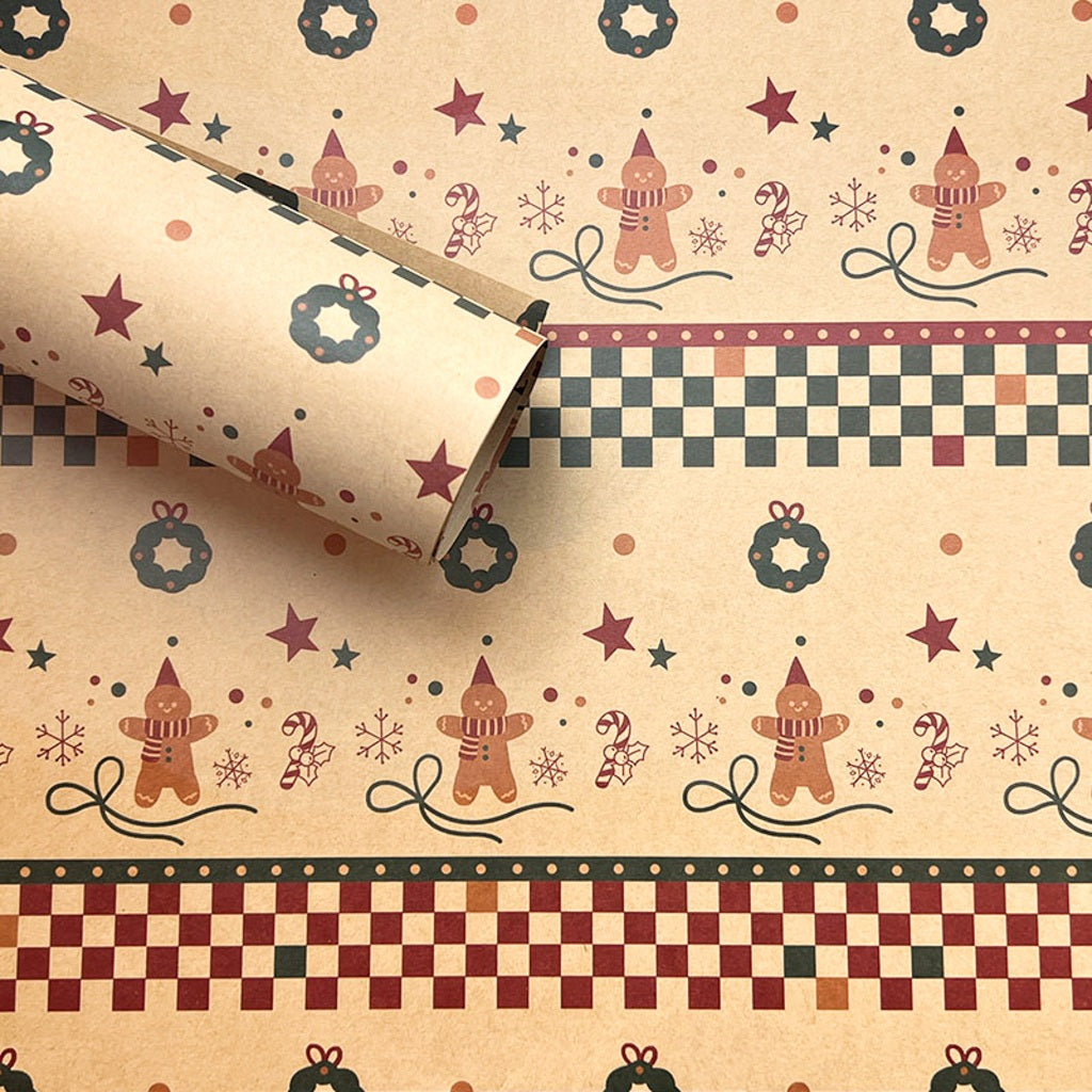 Kraft Christmas Gift Wrapper