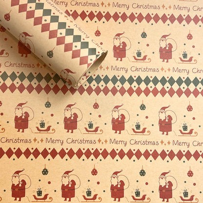 Kraft Christmas Gift Wrapper