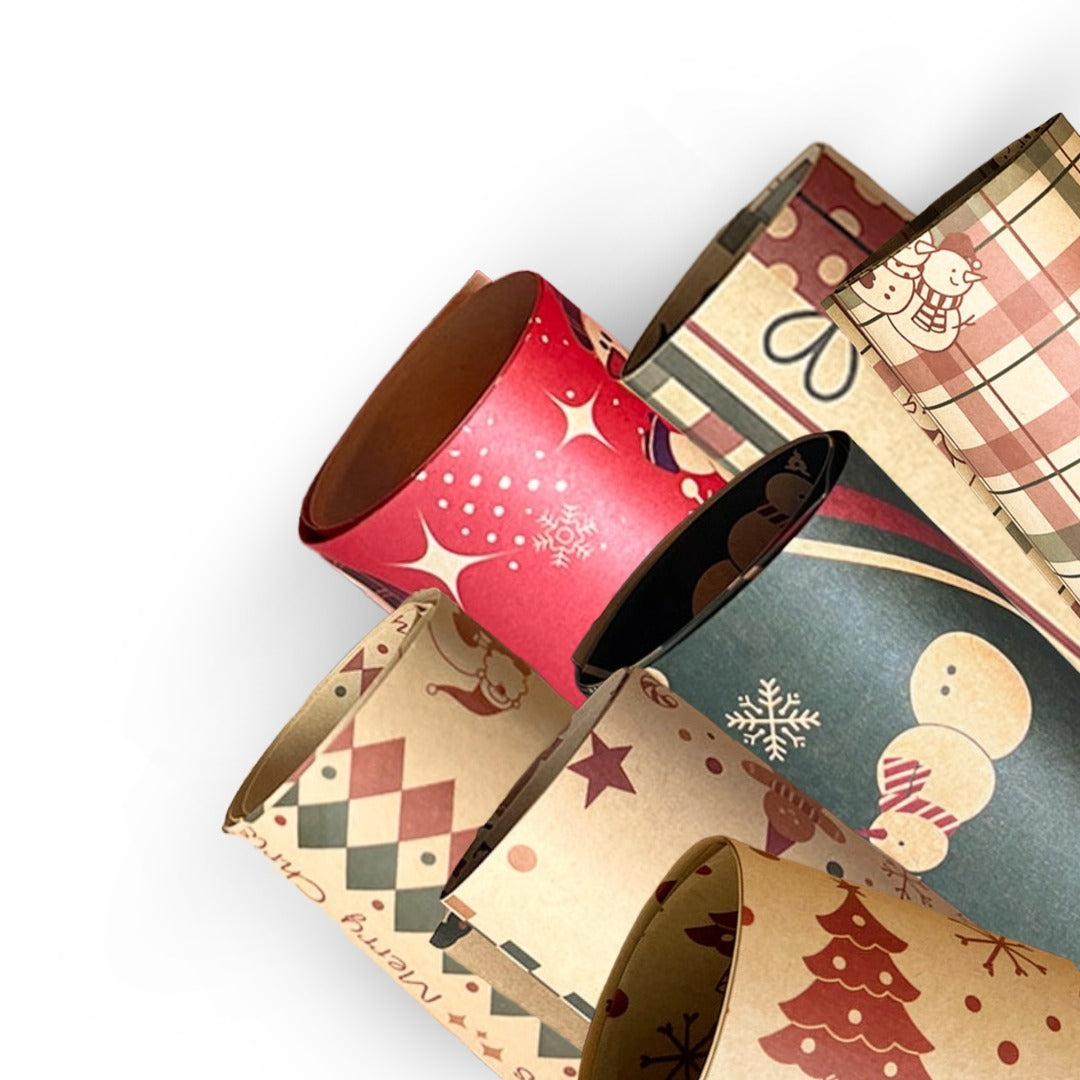 Kraft Christmas Gift Wrapper 