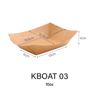 Kraft Paper Boat Tray