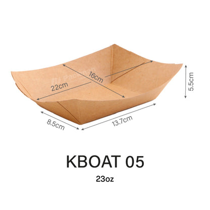 Kraft Paper Boat Tray