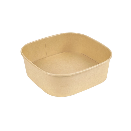 Square Kraft Bowl (1,000ml)