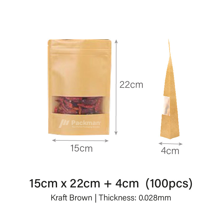 Kraft Standing Pouch