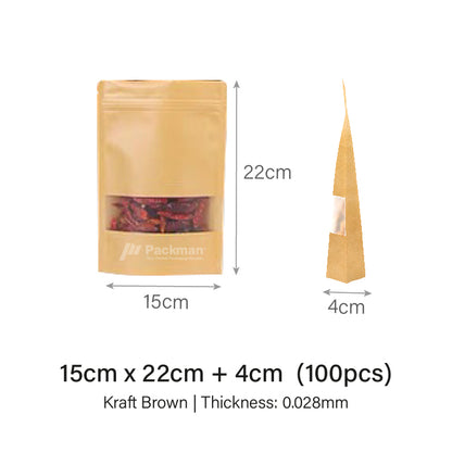 Kraft Standing Pouch