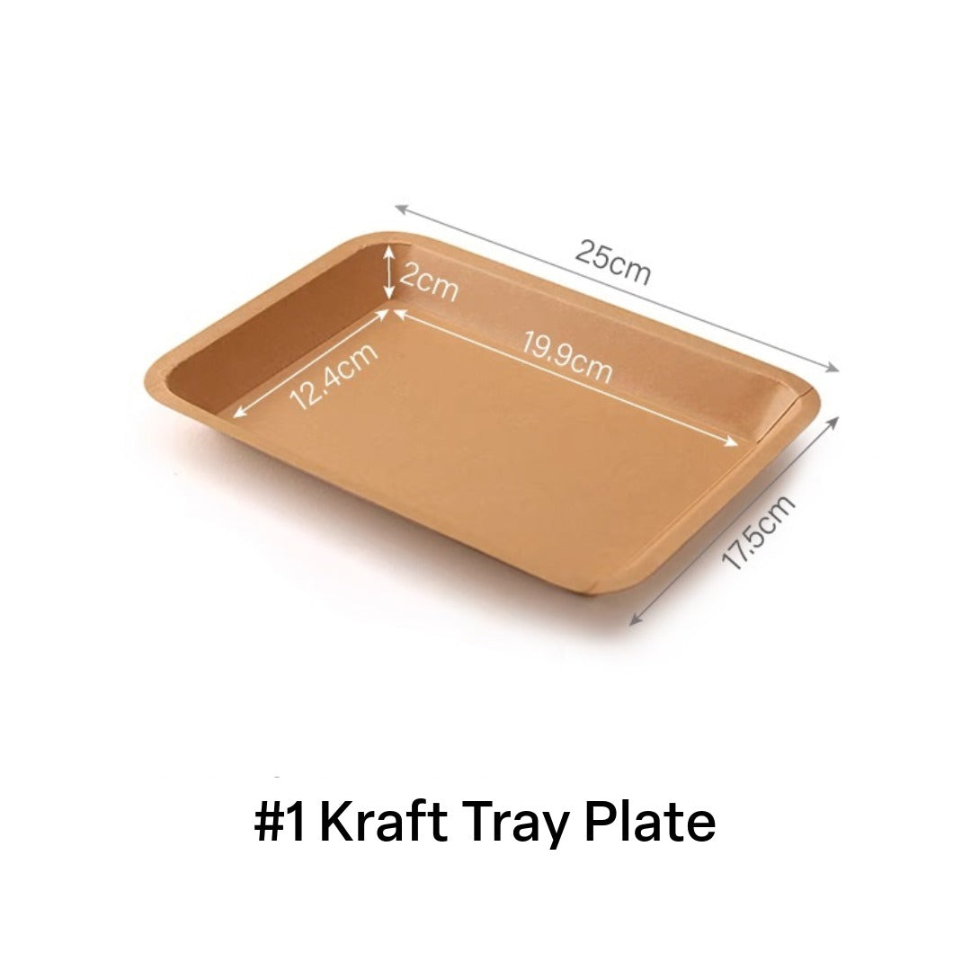 Kraft Tray Plate