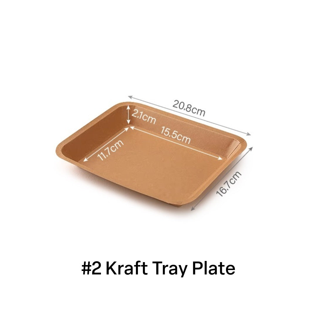 Kraft Tray Plate