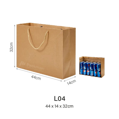 Landscape Kraft Rope Paper Bag