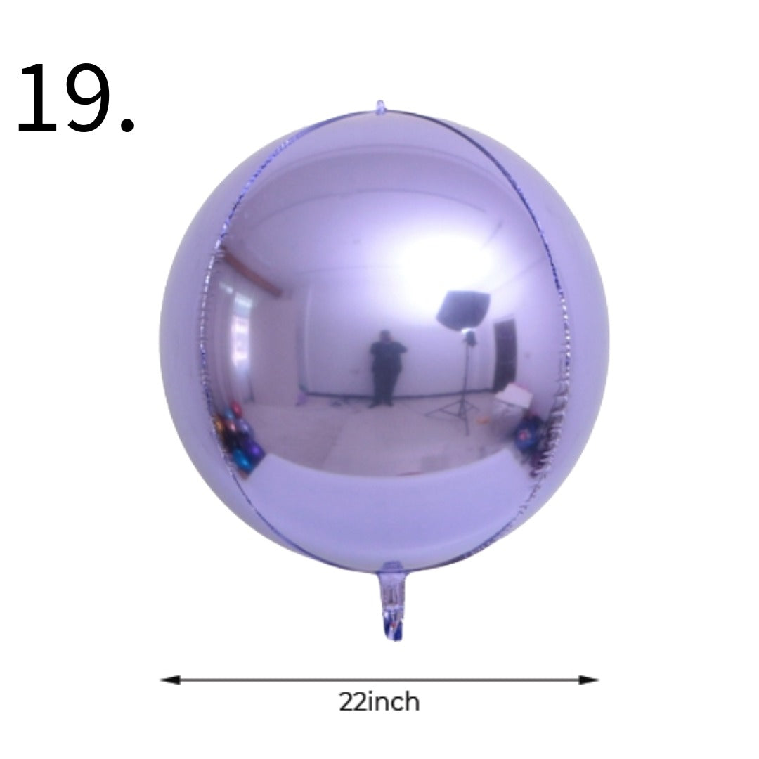 Chrome Round Foil Balloon