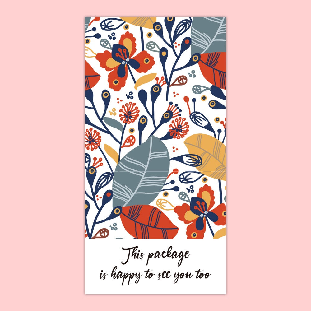 Leaves Thank You Sticker