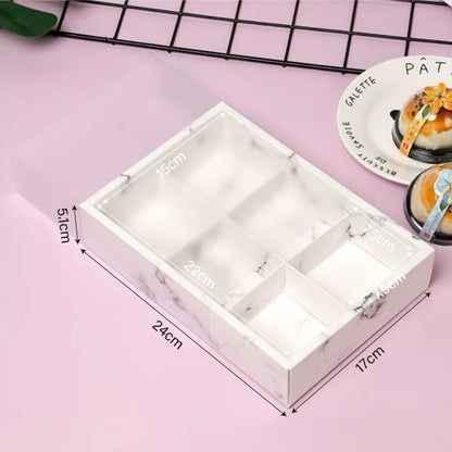 Marble Mooncake Kraft Cavity Box