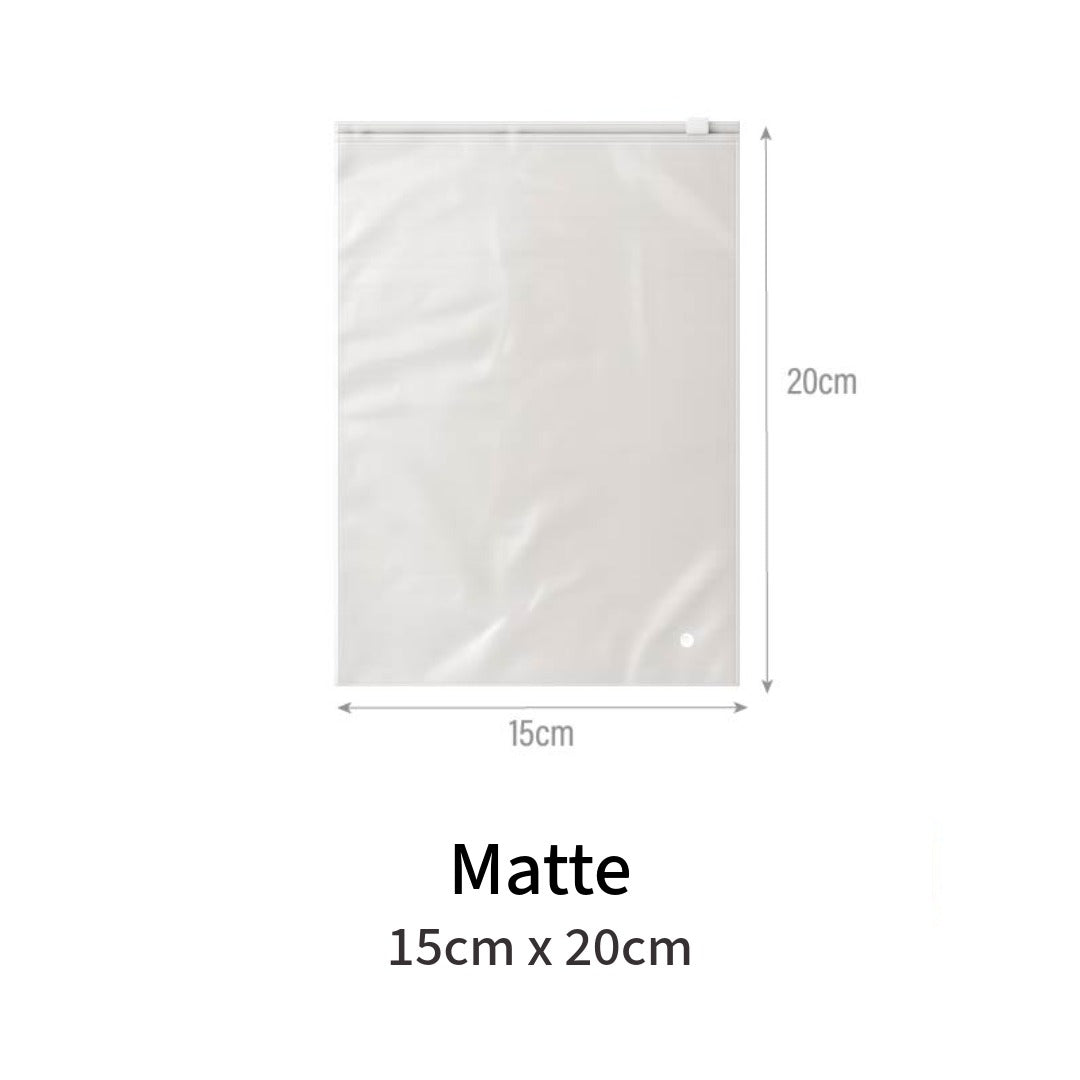Matte Zipper Bag