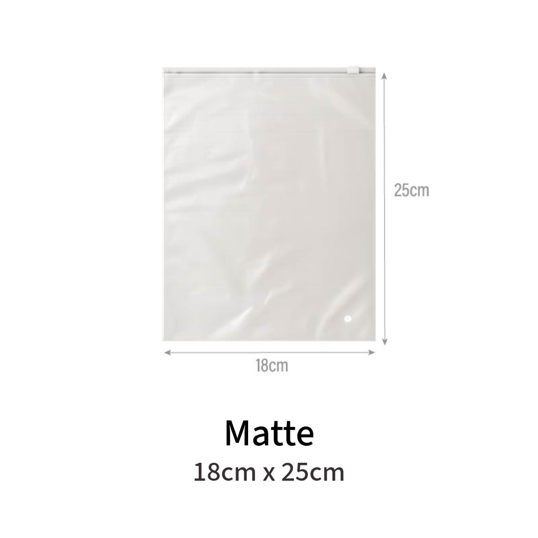 Matte Zipper Bag