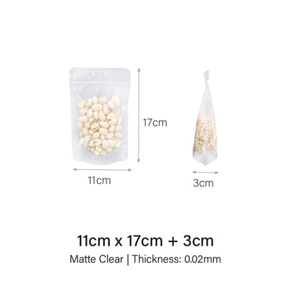 Matte Clear Standing Pouch