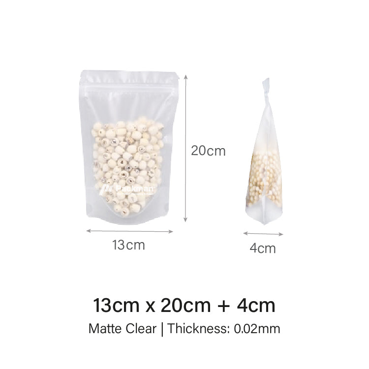Matte Clear Standing Pouch