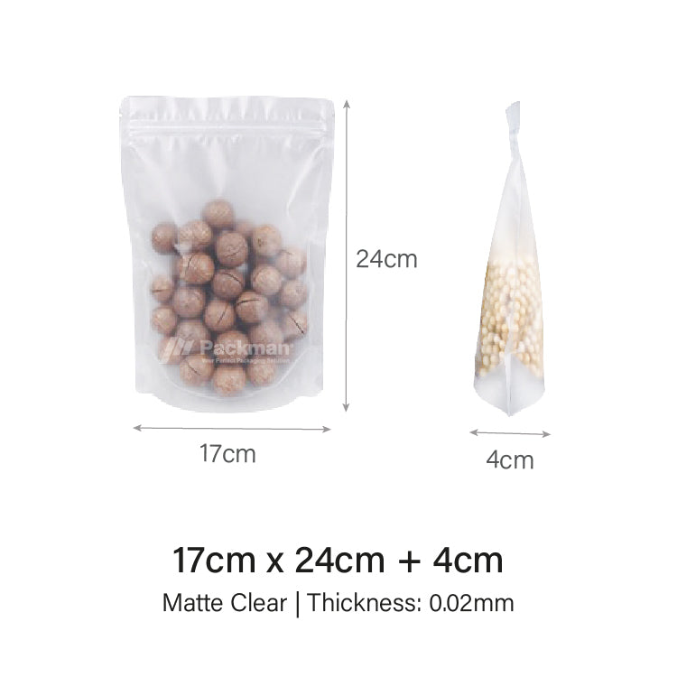 Matte Clear Standing Pouch