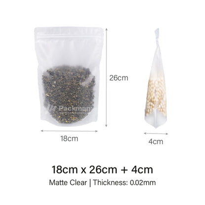 Matte Clear Standing Pouch