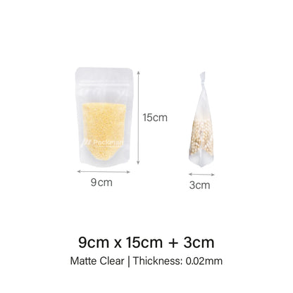 Matte Clear Standing Pouch