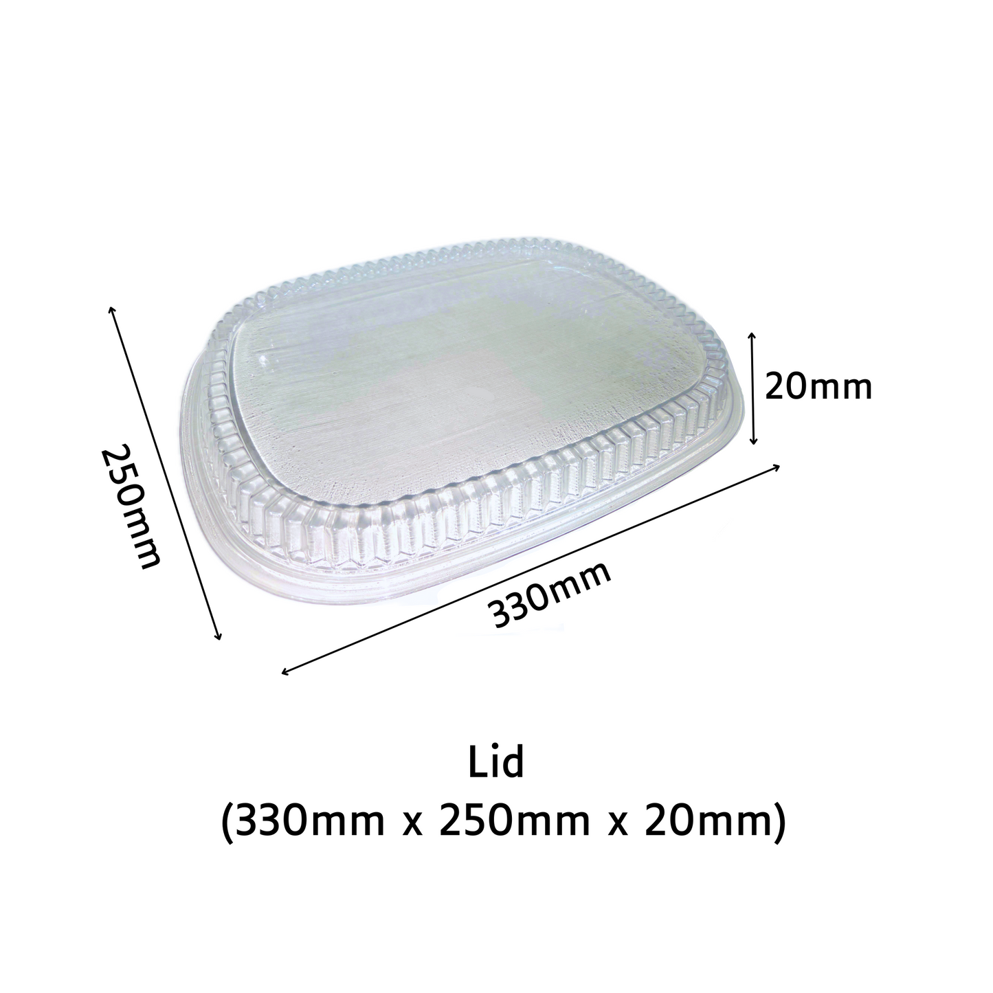 Mini Buffet Tray with Lid - Low (10pcs)
