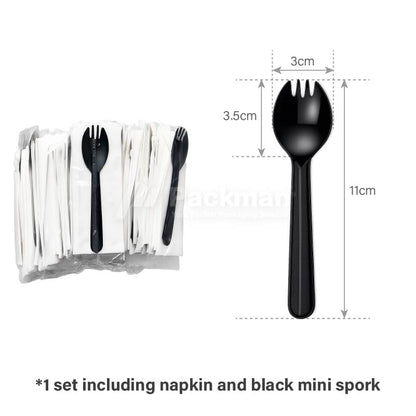 Mini Spork with Napkin