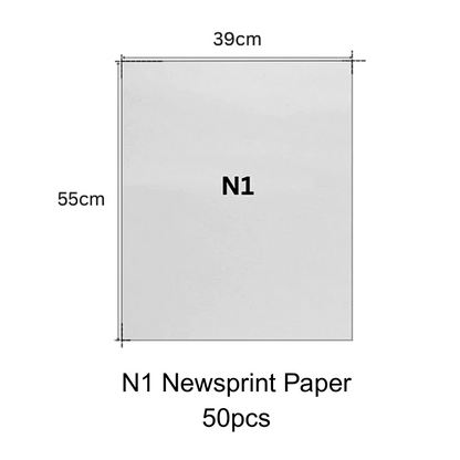 N1 Newsprint Paper (50/100pcs)