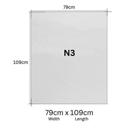 N3 Newsprint Paper (50/100pcs)