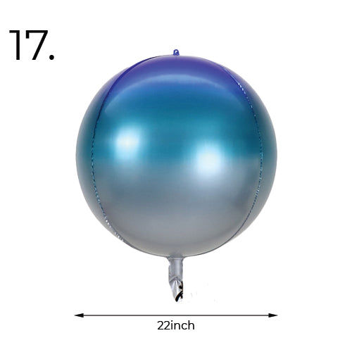 Chrome Round Foil Balloon
