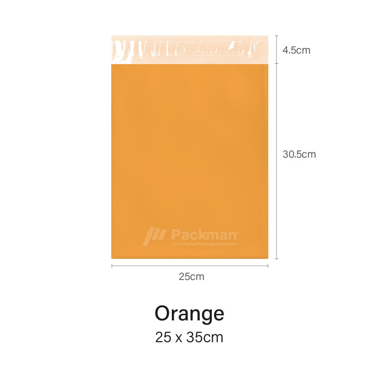 Orange Poly Mailer 