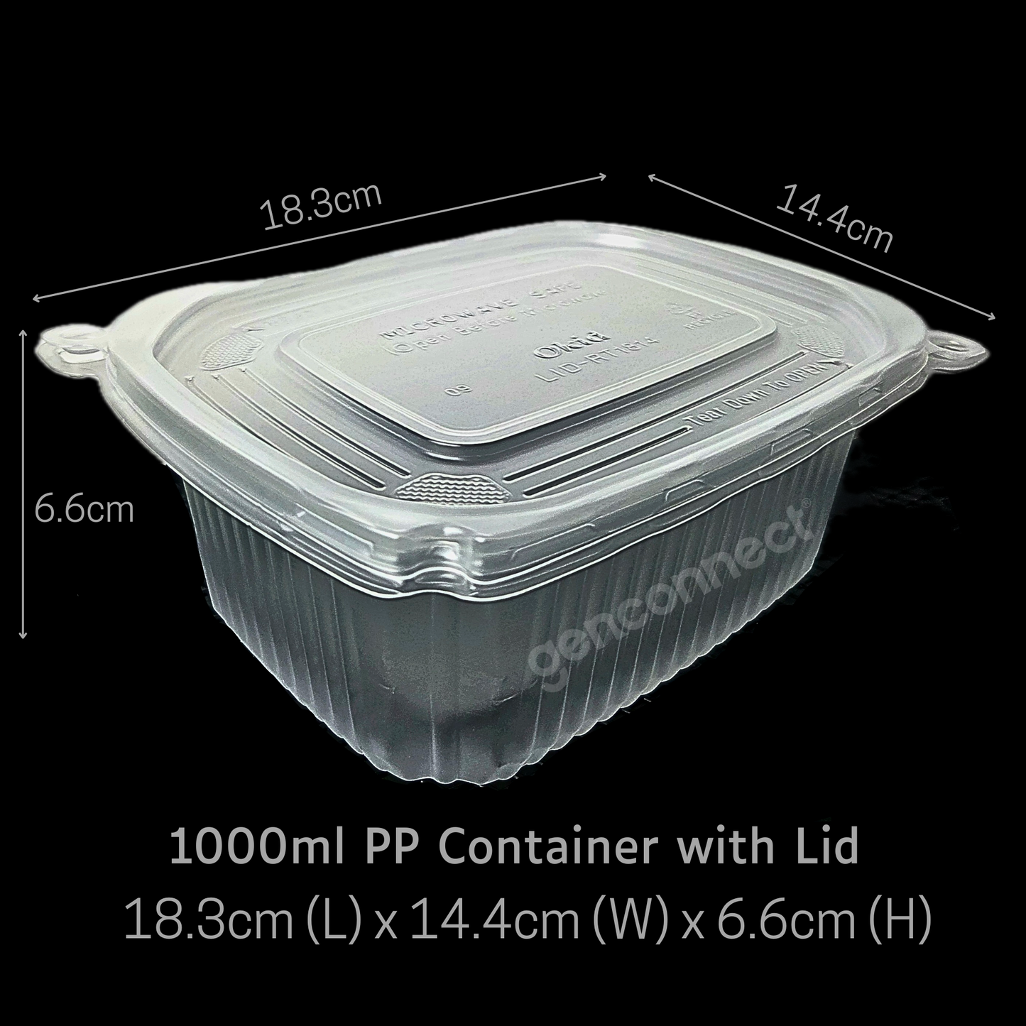 PP Container with Lid Set